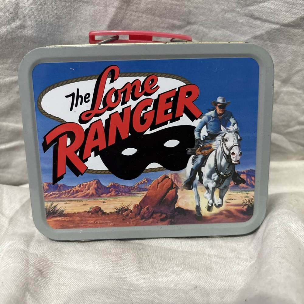MINT 2001 The Lone Ranger Metal Mini Lunch Box Cheerios 60th Anniversary Vintage